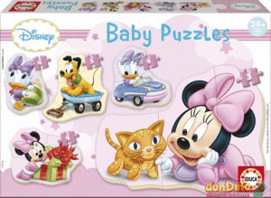 PUZZLE PROGRESIVO 2, 4, Y 5 PIEZAS BABY MINNIE