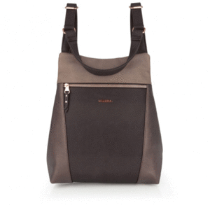 BOLSO MOCHILA ANTIRROBO MARRON 35 CM GABOL