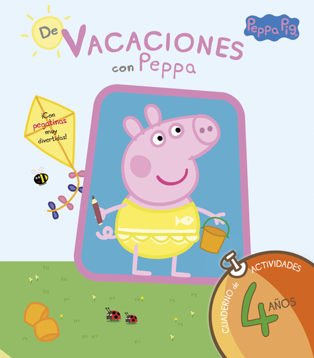 DE VACACIONES CON PEPPA - 4 AÑOS (PEPPA PIG. CUADERNO DE ACTIVIDADES). (CON  PEGATINAS)